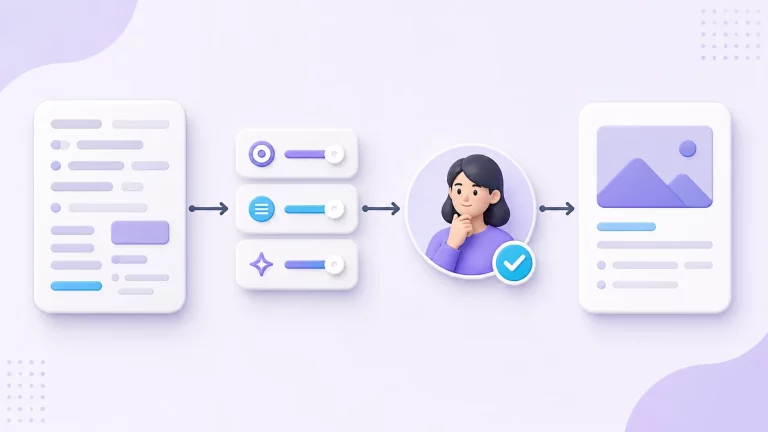 AI Prompt Tips: How to Get Better Results Without Overcomplicating It workflow illustration