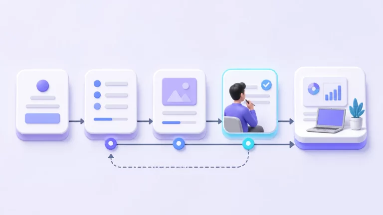 Getting Started With AI: A Practical Beginners Guide workflow illustration