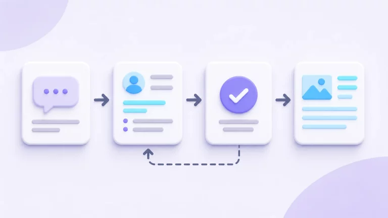 How to Write Better AI Prompts for Practical Workflows 3 Simple Steps workflow illustration