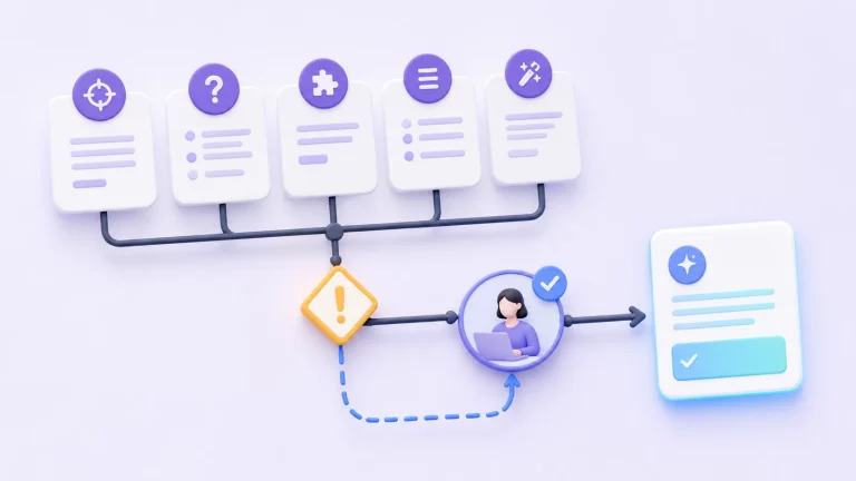 5 Common Prompting Mistakes Beginners Make and How to Fix Them workflow illustration