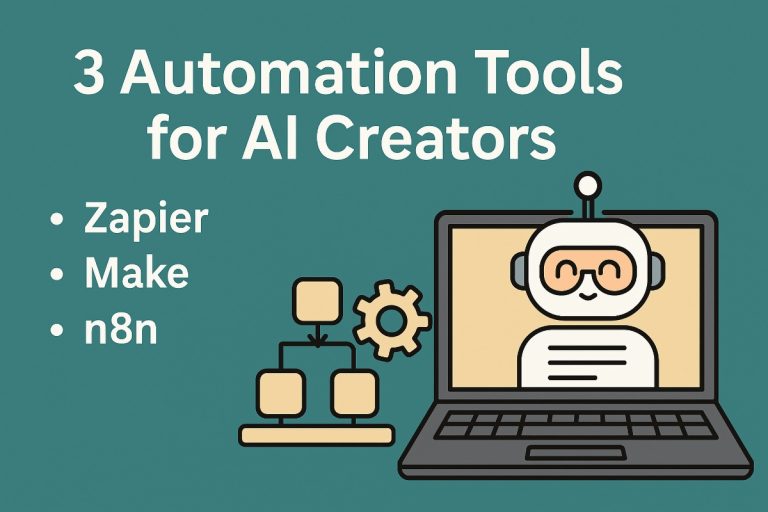 3 AI Automation Tools for Creators: What I’d Use and Why