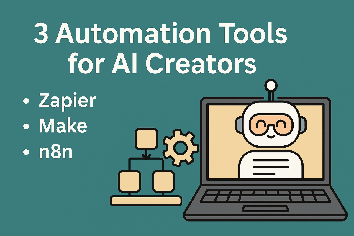 3 AI Automation Tools for Creators: What I’d Use and Why