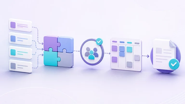 Structured AI Prompts: A Repeatable Framework for Agile Teams and Operational Workflows workflow illustration