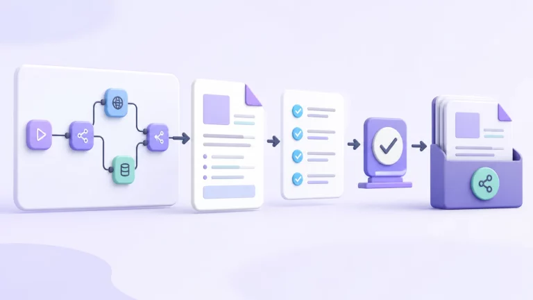 How to Document an n8n Workflow Before You Share It workflow illustration