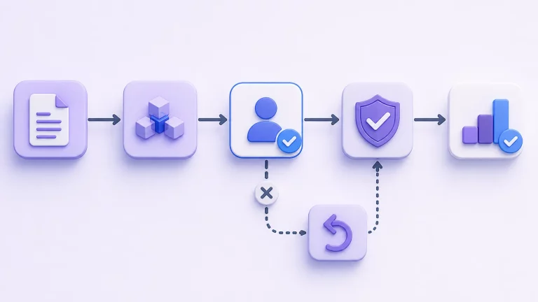 How to Build a Human in the Loop AI Workflow That Fails Safely workflow illustration