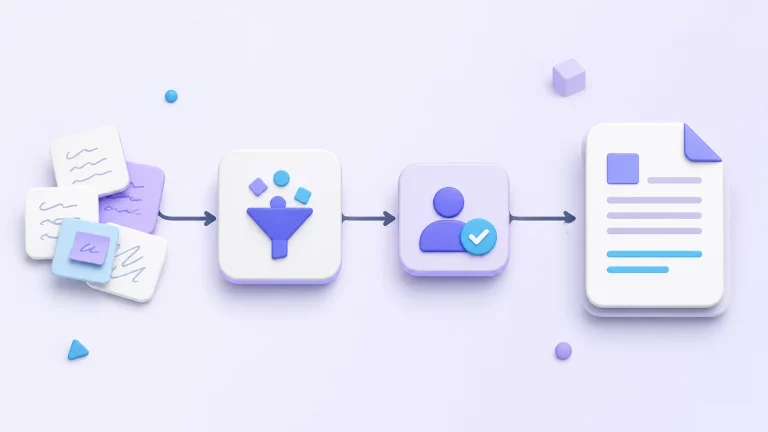 Build an n8n Workflow That Turns Messy Notes Into a Google Doc workflow illustration