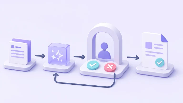 What Is Human-in-the-Loop AI? A Practical Guide to Review Gates workflow illustration