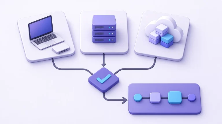 Local n8n vs VPS vs n8n Cloud: When to Move Off Your Laptop workflow illustration