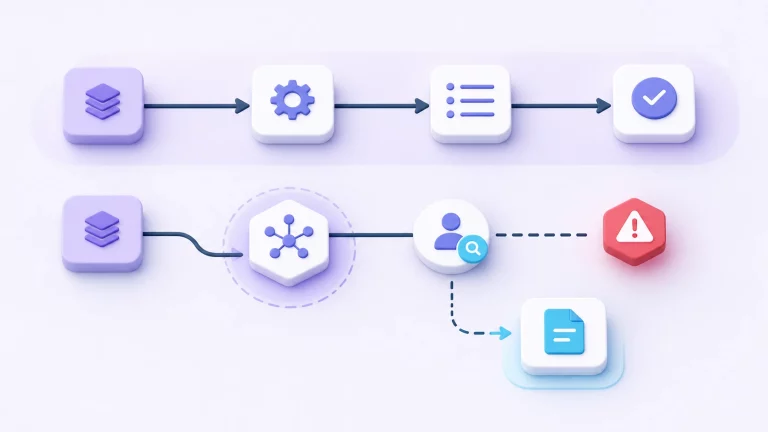 When an AI Agent Is the Wrong Tool workflow illustration